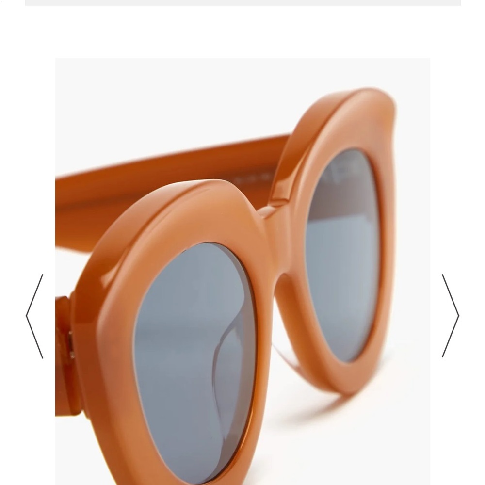 LOEWE BUTTERFLY CAT-EYE ACETATE SUNGLASSES